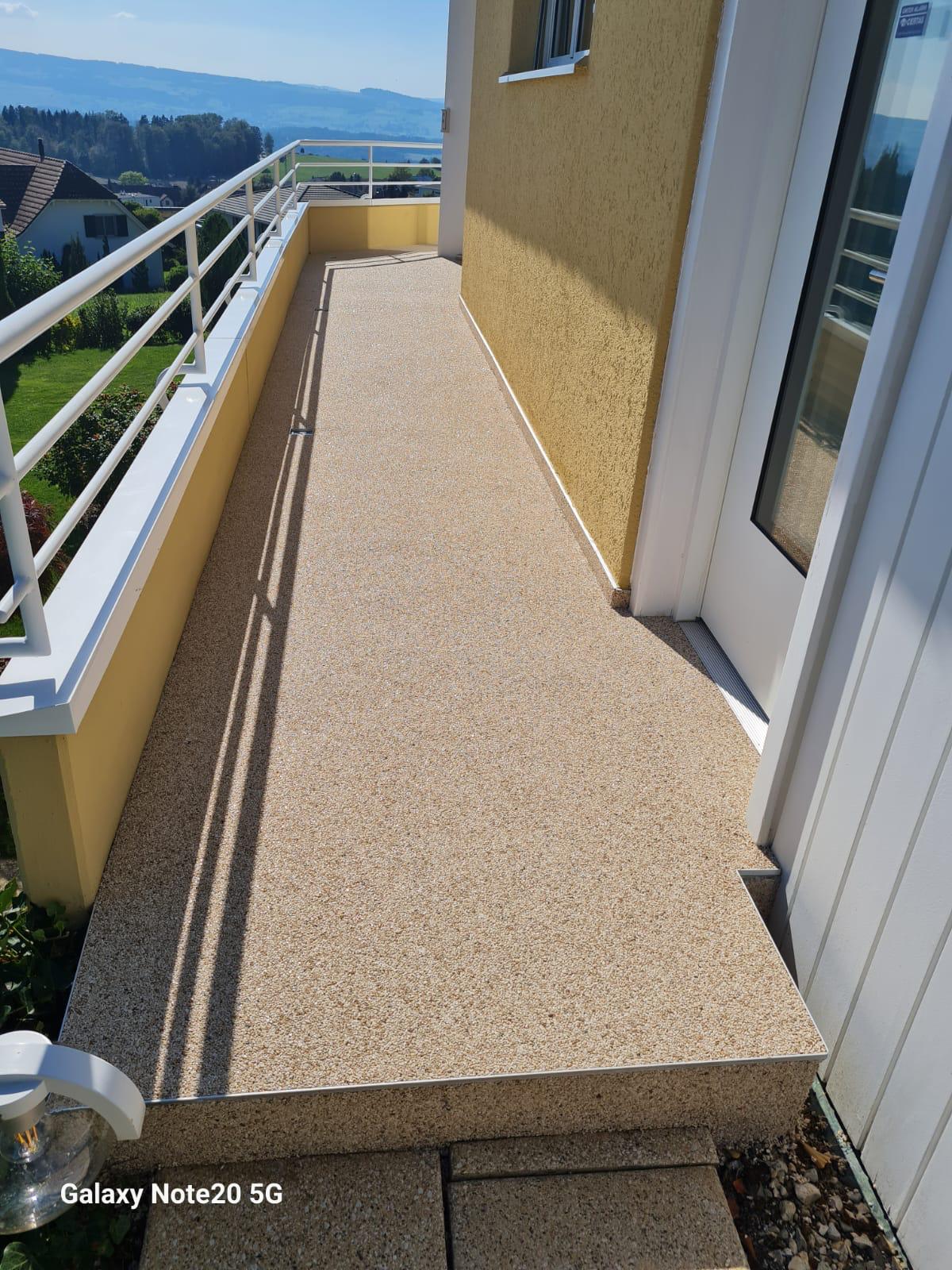 Balkon nachher