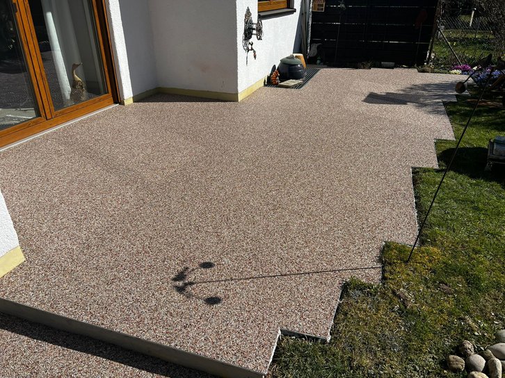 Steinteppich für Terrasse